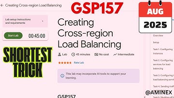 [NEW 2025] Cross-Region Load Balancing on Google Cloud | #GSP157 #Qwiklabs | #Arcade