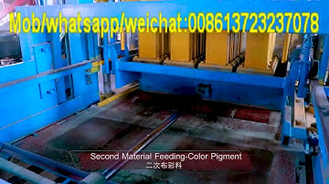 QT6 15 automatic color paver block machine