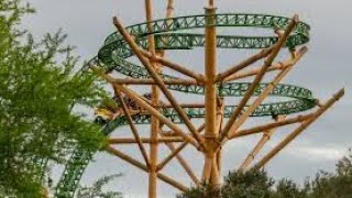 Cheetah Hunt Roller Coaster November 2022 Front Row POV