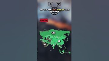 How many people speak Esperanto in your country? #shorts #map #asia #geography