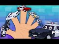 Happy and Sweety |Police Car Finger Family | Car Song | Kids Nursery Rhyme
