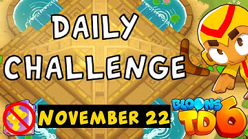 Bloons TD 6 Daily Challenge | Infinite Range Only | No MK No Powers Used | November 22 2024