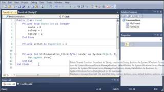 Celebrity Visual Basic Tutorial   64   Enumerations Profile