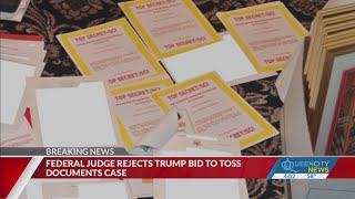 Judge rejects Trump bid to toss documents case on claim records were personal property