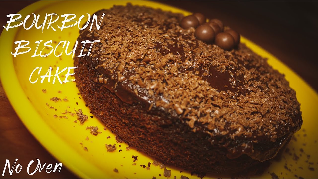 बोरबॉन बिस्कुट केक BOURBON BISCUIT CAKE NO OVEN NO EGG MAKE