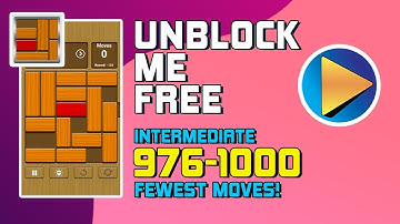 Unblock Me FREE Intermediate Levels 976 to 1000 Walkthrough [100% Perfect!]