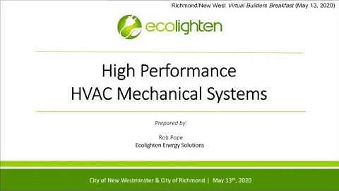High-Performance Building Energy Systems