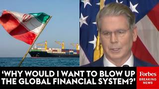 'We Are Serious': Scott Bessent Explains Why US Isn't Levying Sanctions Against Iran Immediately