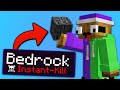 Trolling with Bedrock in Bedwars