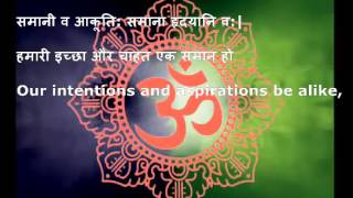 Listen this mantra together with whole family and recite the same
either in sanskrit, hindi or english as lines flash on screen. it is
bound to bring...