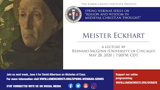 Meister Eckhart with Prof. Bernard McGinn