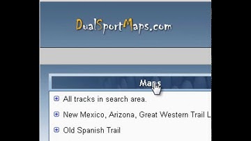 dualsportmaps.com - Introduction, Searching, Downloading