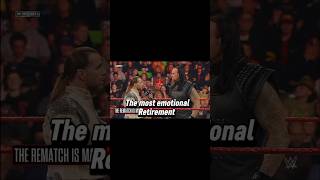POV: The most emotional wrestling retirement 😢 #wwefan #wrestling #wrestlemania #tiktokviral