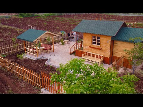 видео: Строительство деревянного дома - Изготовление деревянной летней камелии - Полное видео