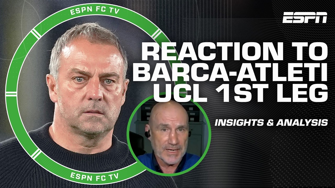 Atleti take UCL 1st leg advantage over Barcelona 🚨 'BARCA MISSED CHANCES' - Stewart Robson | ESPN FC