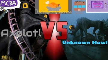Mega Character Battle Arena Season 2 Ep 49: Unknown Howl VS Axølotl (Thanksgiving Special)