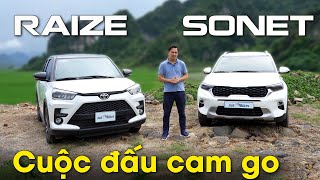 Toyota Raize 'so găng' Kia Sonet: Cuộc đấu cam go