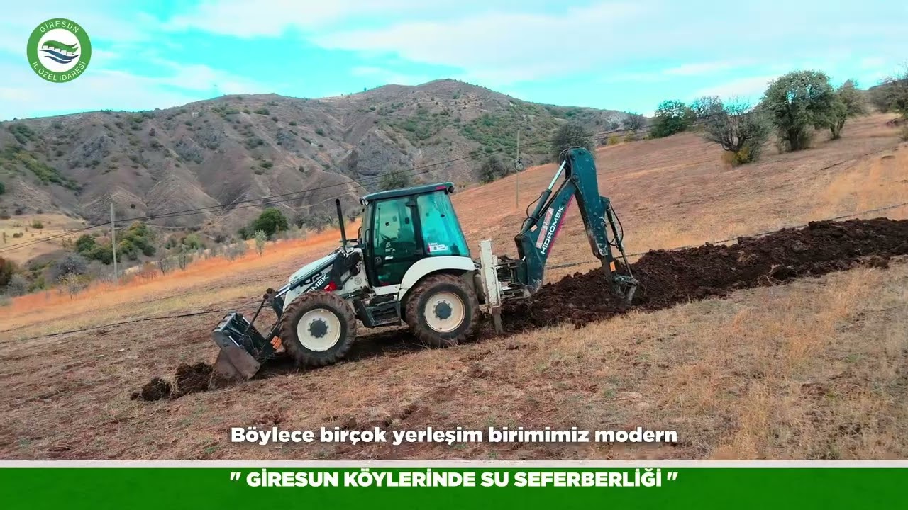 GİRESUN KÖYLERİNDE SU SEFERBERLİĞİ: 12 PROJEDEN 7’Sİ TAMAMLANDI