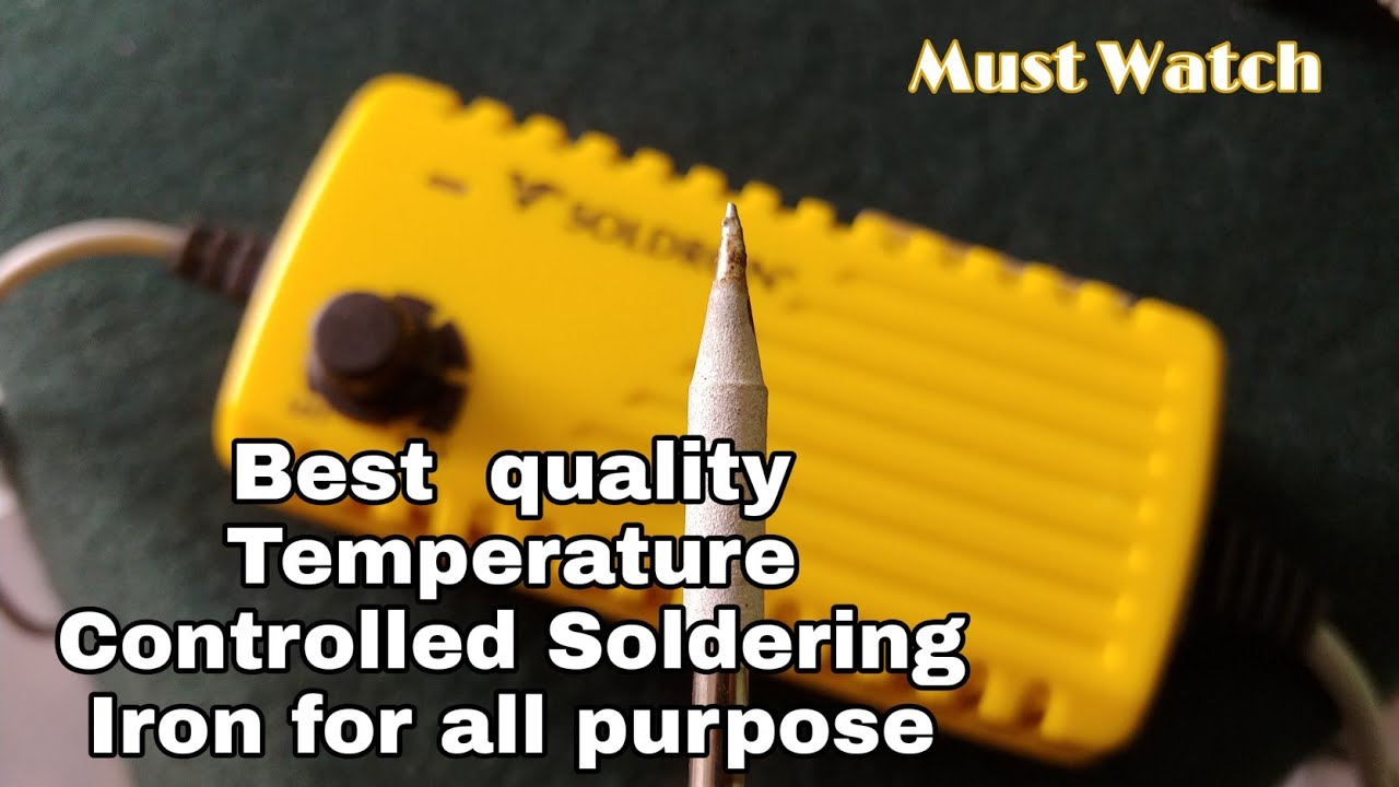 EP140 Best Temperature controlled soldering iron in India . Must Buy