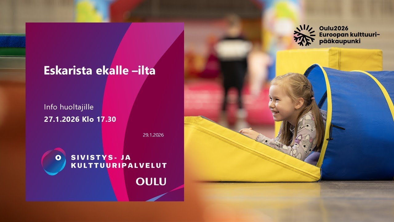 Eskarista ekalle infoillan 27.1.2026 tallenne