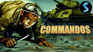 Commandos | REMASTERED Full Action War Movie | Lee Van Cleef | Jack Kelly