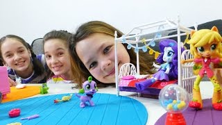 Литл Пони - Эквестрия герлз - в гостях у Сони Литл Пони - Эквестрия герлз - в гостях у Сони