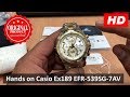 Hands On Casio Edifice Ex189 EFR-539SG-7AV | STANDARD CHRONOGRAPH 4K (HD)