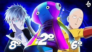 TOP 10 PERSONAGENS MAIS PODEROSOS DOS ANIMES