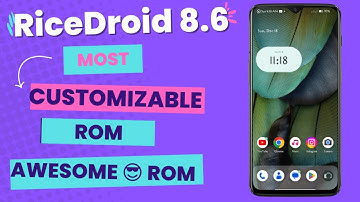 RiceDroid 8.6 Android 13 New Update For Redmi 7/Y3|Best Customization|Netflix Spoofing|Butter Smooth