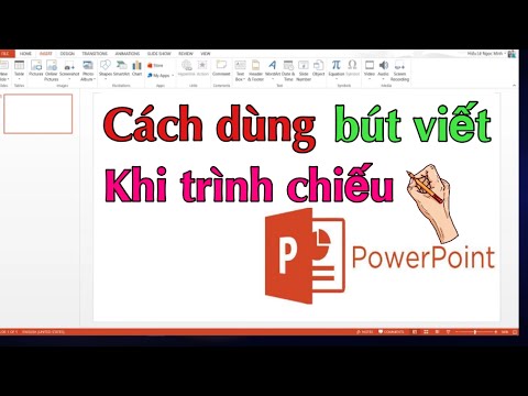 Viết trong Powerpoint khi trình chiếu – Dạy học online đơn giản