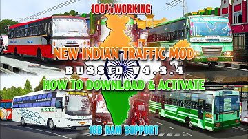 New Indian🇮🇳Traffic Mod ETS2 Realistic Mods BussidV4.3.4 Download & Install#rsgamingupdates#mod#bus
