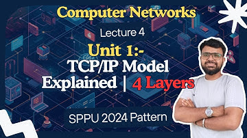 Computer Networks Lecture 6 | TCP/IP Model Explained with Real-Life Examples | SPPU 2024 Pattern
