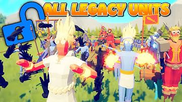 All Legacy Faction Unit Locations In 2025 For TABS (Totally Accurate Battle Simulator)