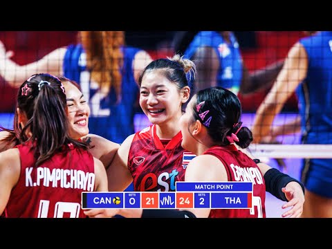 Chatchu-On Moksri Destroyed Volleyball Team Canada !!! Women's VNL 2023