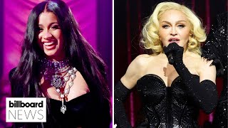 Cardi B Vogues With Madonna, Unveils Cover For Track “Enough (Miami)” \& More | Billboard News