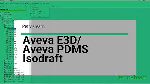 Aveva E3d Or Pdms Isodraft Both are same for isodraft I For full course call 7598505684