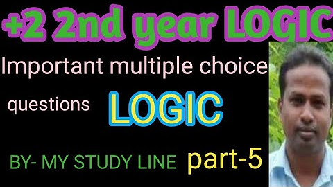 #Important Multiple Choice logic Question #Multiple Choice logic Questions  # +2 2nd year logic