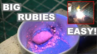 Arc Furnace Ruby Gemstones DIY - Huge Rubies and Giveaway! - ElementalMaker