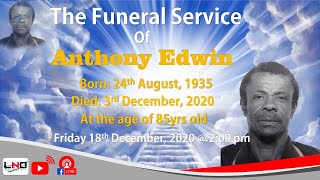 The Burial Service of Anthony Edwin