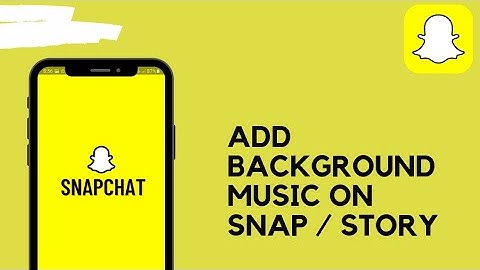Add Background Music On Snapchat Videos (VIDEO TUTORIAL) | Add Music On Snaps | 2021