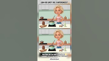 🔍 Spot the 3 Differences: Blonde Woman Challenge! 👩✨ #spotthedifference  #brainteaser