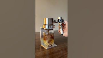 Pneumatic coffee machine ，Absolute coffee art #coffee #coffeetime #pneumaticcoffeemachine #espresso