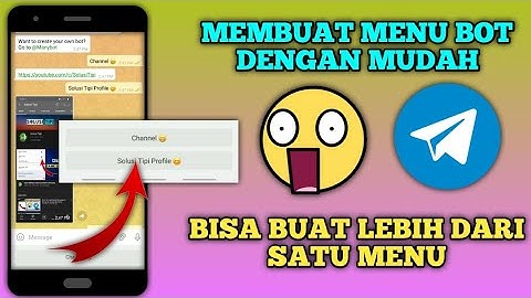 Cara Membuat Tombol Menu di Bot Telegram