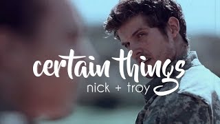 troy + nick | something about you