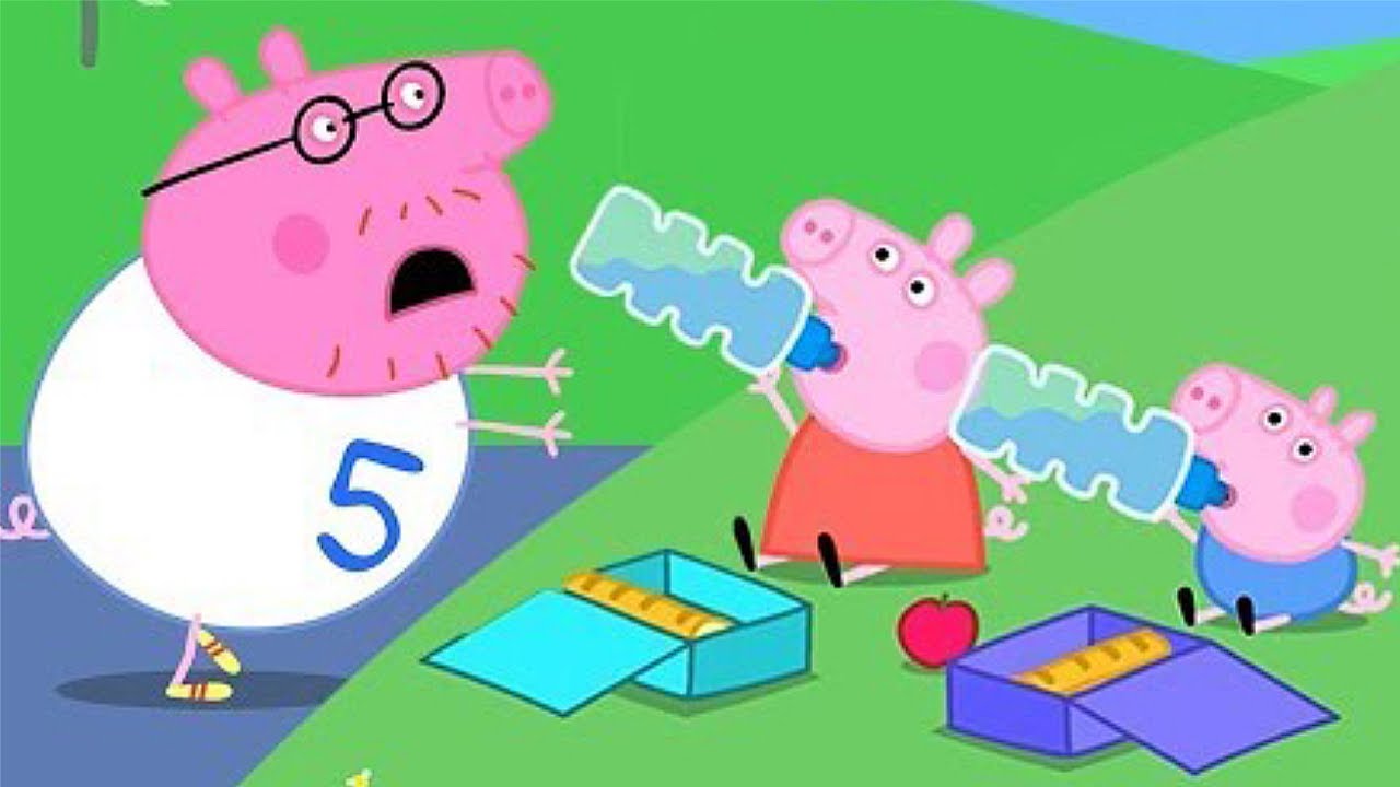 Peppa Pig 🥇 Spor - Eğlence Koşusu 🎉 Programının en iyi bölümleri | Çocuklar için Çizgi Filmler