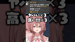トラックに入れるガソリンの値段が高すぎて驚愕する甘結もか #shorts #甘結もか #ぶいすぽ #切り抜き