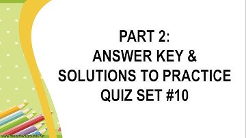 Math Grade 4 Practice Quiz Set #10 Part 2