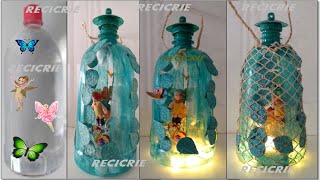 Lanterna de decoração com Borboletas e Fada 🧚‍♀️