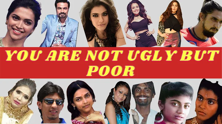 You are not ugly but poor | Real photos of celebrities | Money Matters