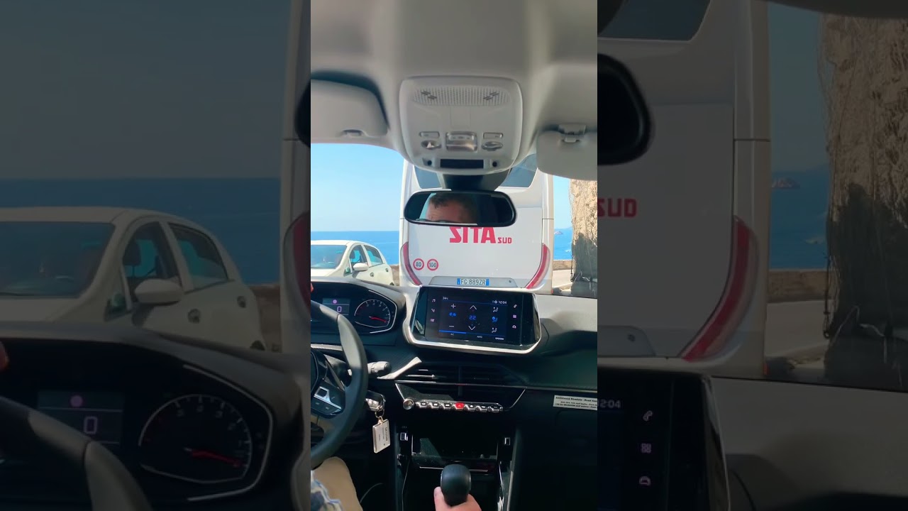 Scary small Road in Amalfi Coast,  Italy | Dare to drive 😬 